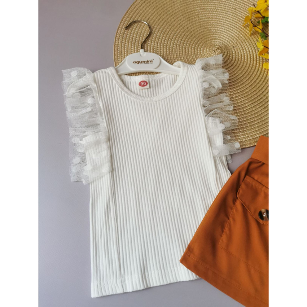 Комплект для дівчинки майка і спідничка 10051