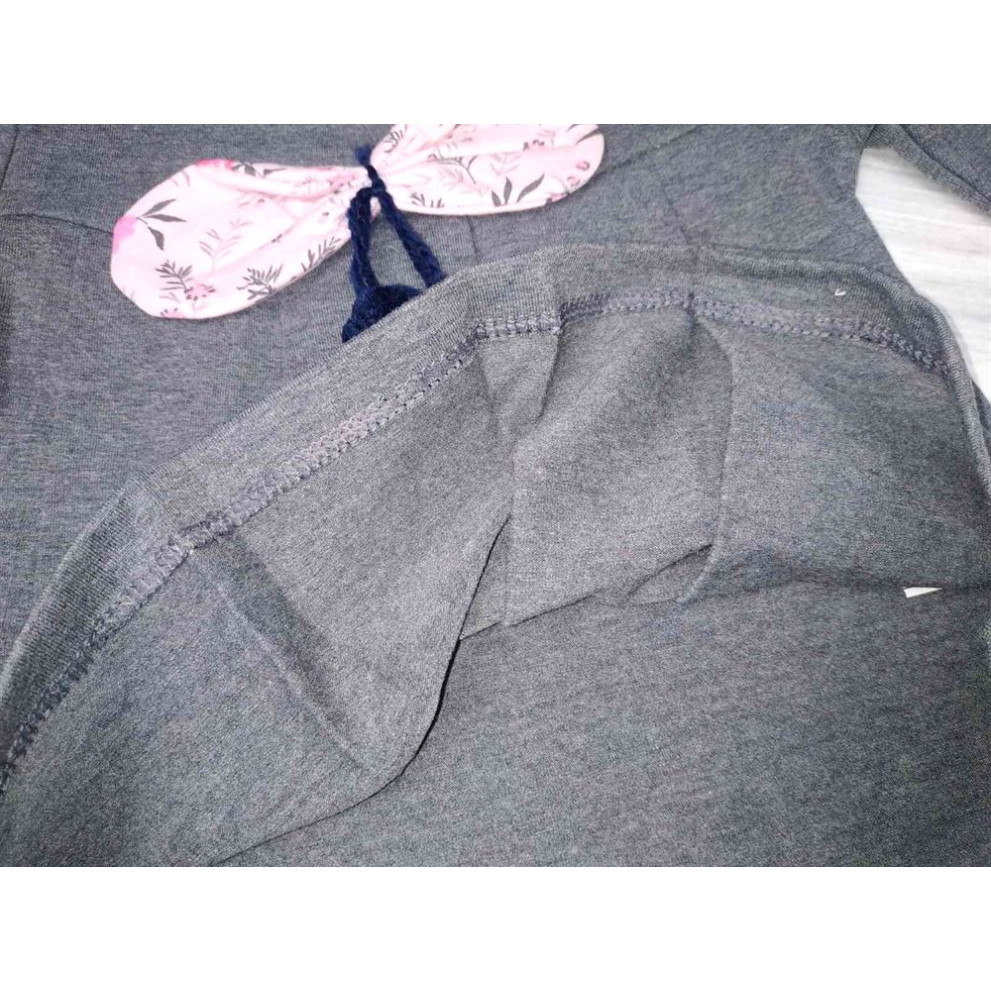 Комплект для дівчинки Бантик сірий 4801