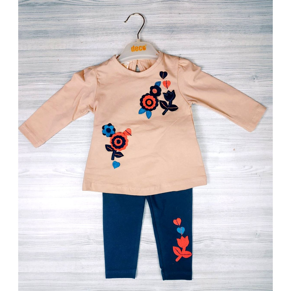 Комплект для дівчинки Flowers рожевий 4759