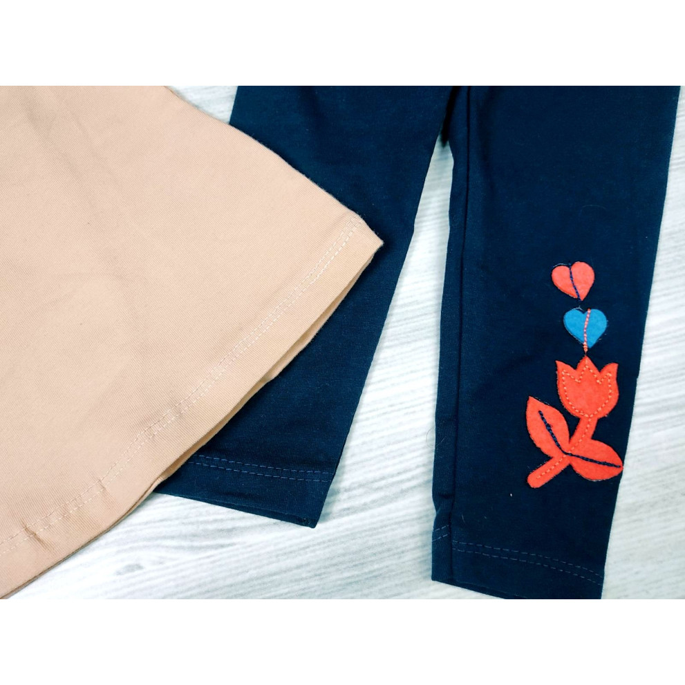 Комплект для дівчинки Flowers рожевий 4759