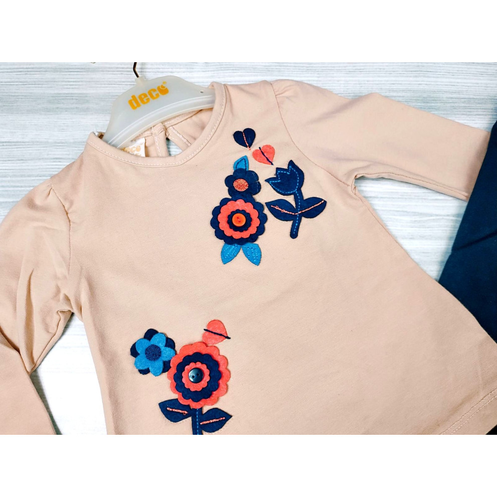 Комплект для дівчинки Flowers рожевий 4759