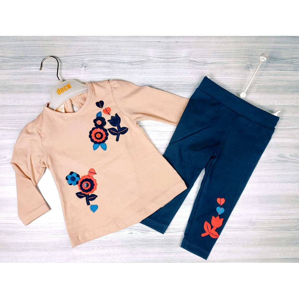 Комплект для дівчинки Flowers рожевий 4759