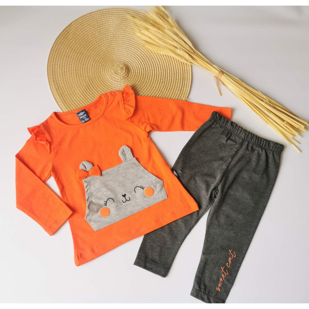 Комплект для дівчинки оранж 1760