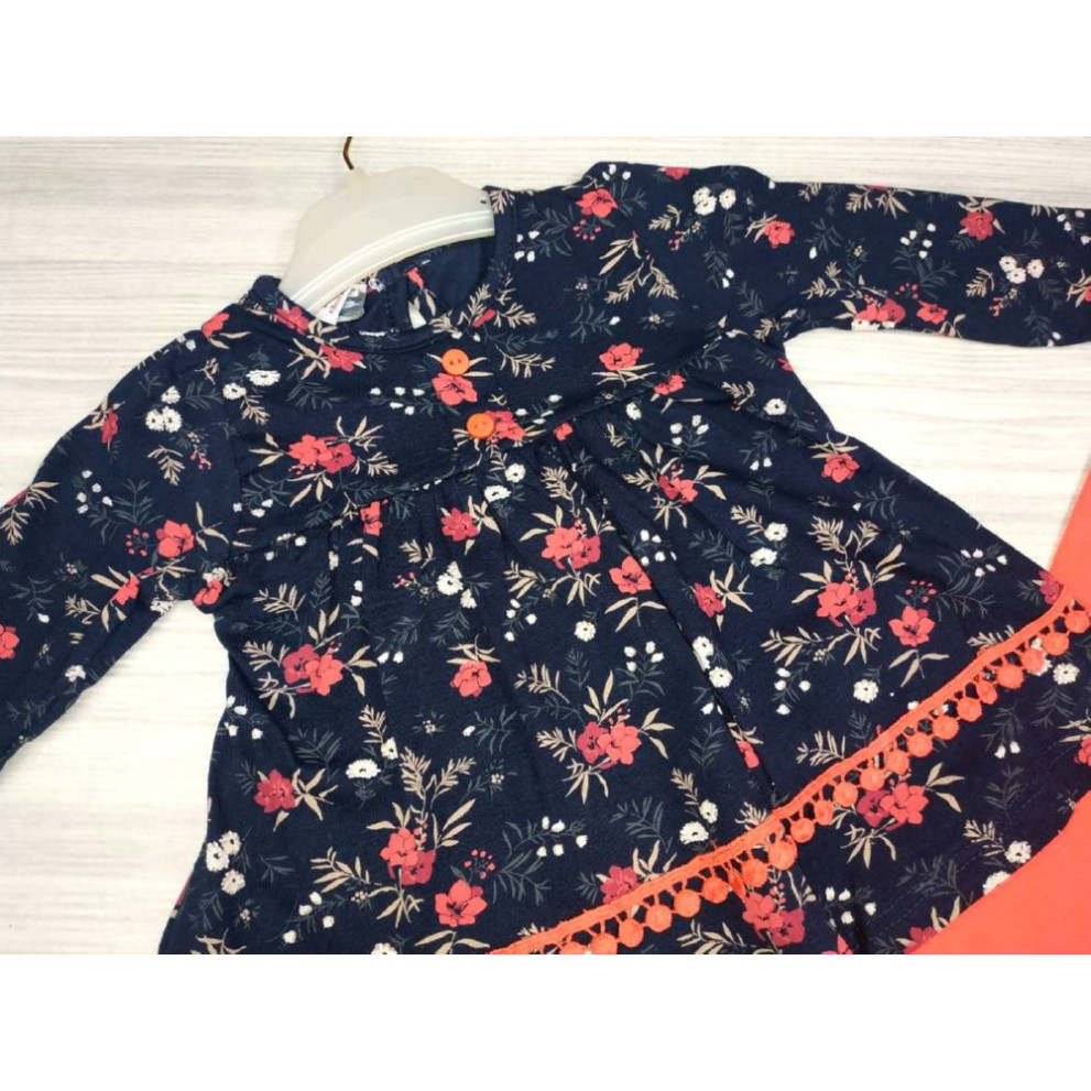 Комплект для дівчинки темно-синій верх 4805