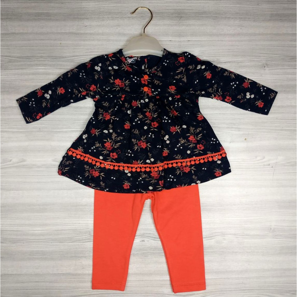 Комплект для дівчинки темно-синій верх 4805