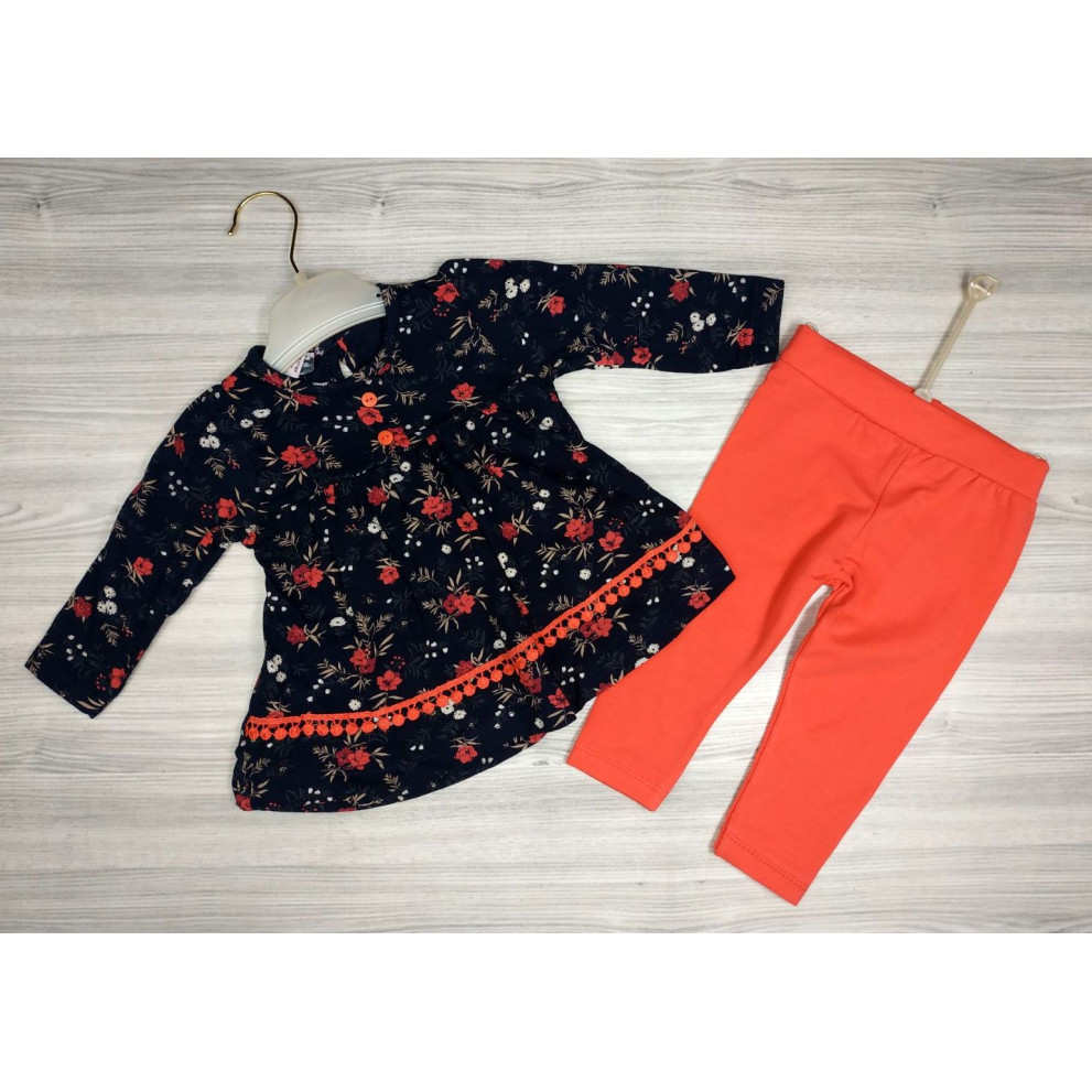 Комплект для дівчинки темно-синій верх 4805