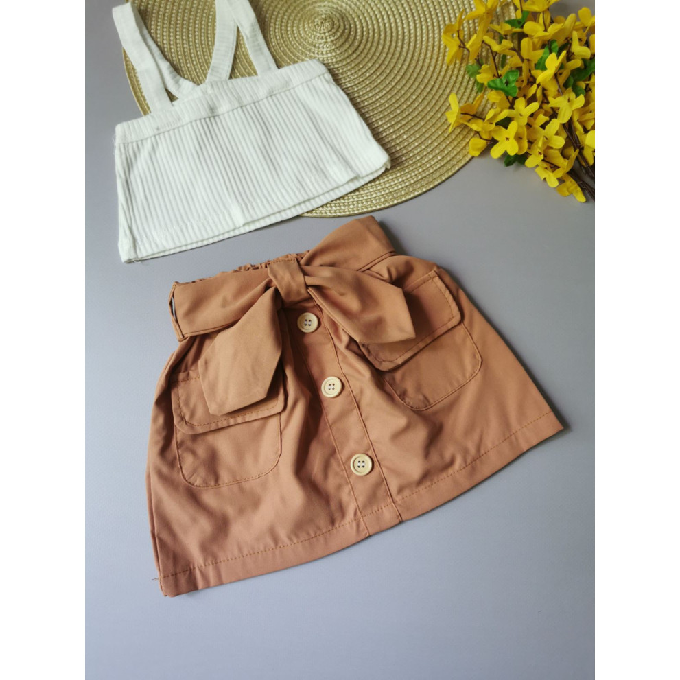 Комплект для дівчинки топ і спідничка 10049