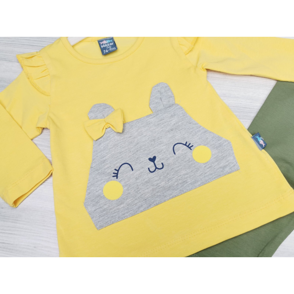 Комплект для дівчинки жовтий 1761