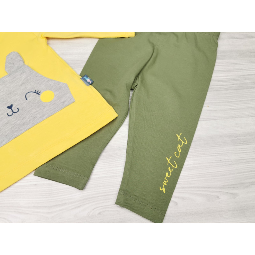 Комплект для дівчинки жовтий 1761