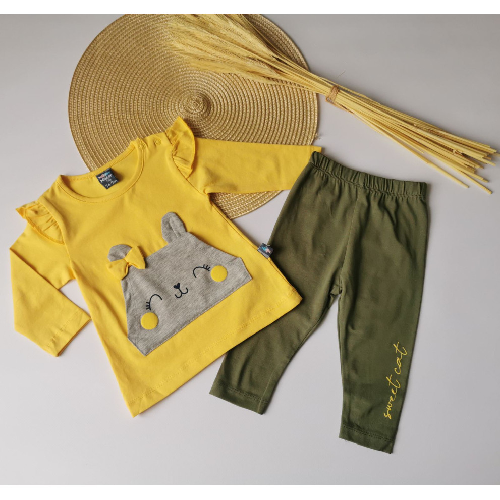 Комплект для дівчинки жовтий 1761
