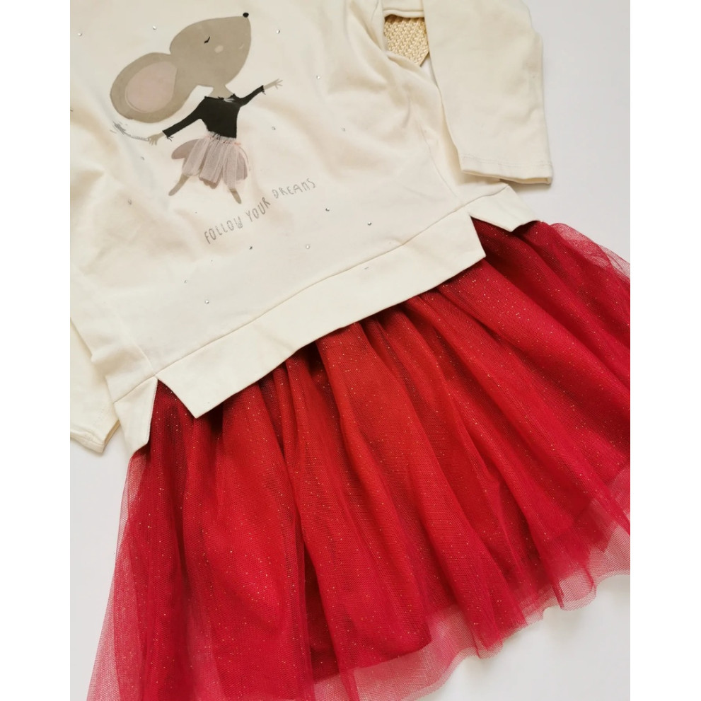 Комплект для дівчинки зі спідничкою 30243