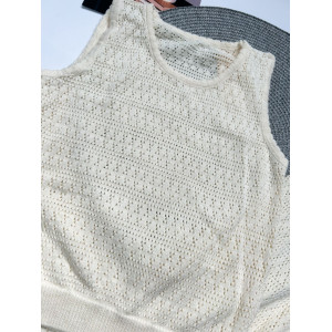 Комплект на літо для дівчинки зі штанцями в'язаний 10474