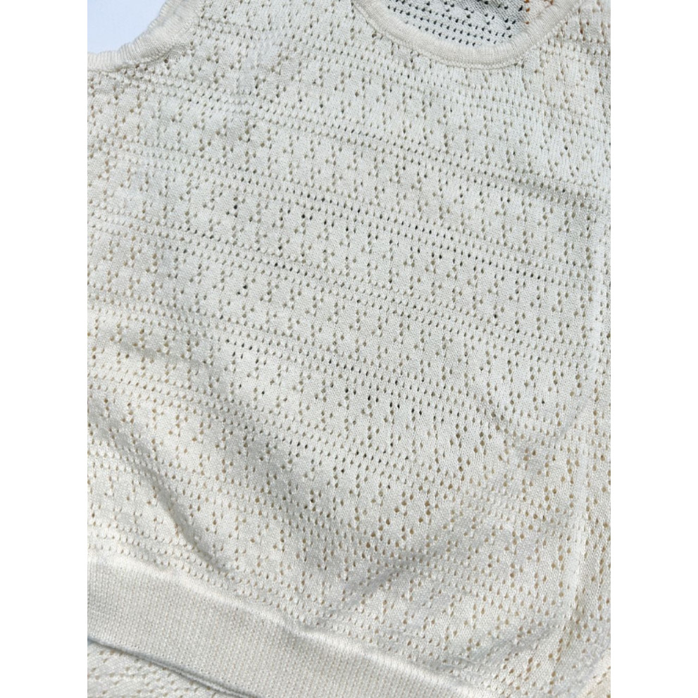 Комплект на літо для дівчинки зі штанцями в'язаний 10474