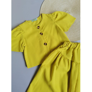 Костюм для дівчинки салатовий 10073