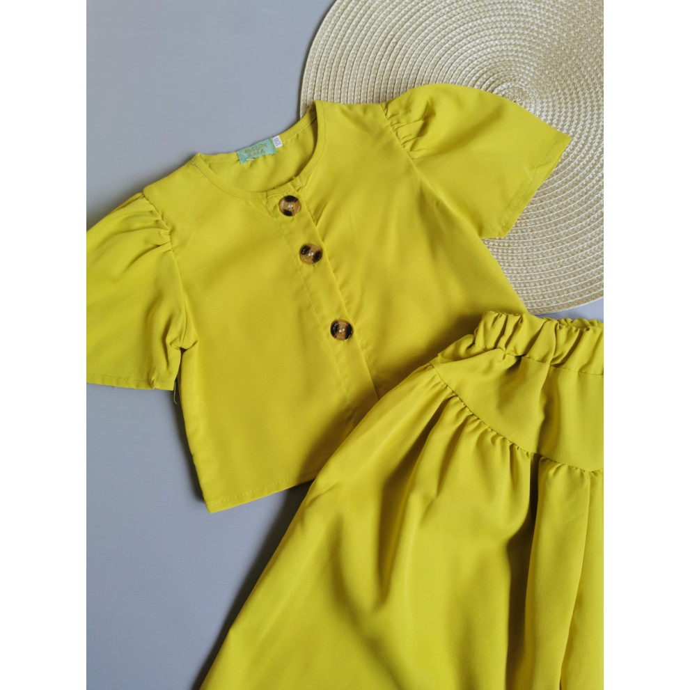 Костюм для дівчинки салатовий 10073