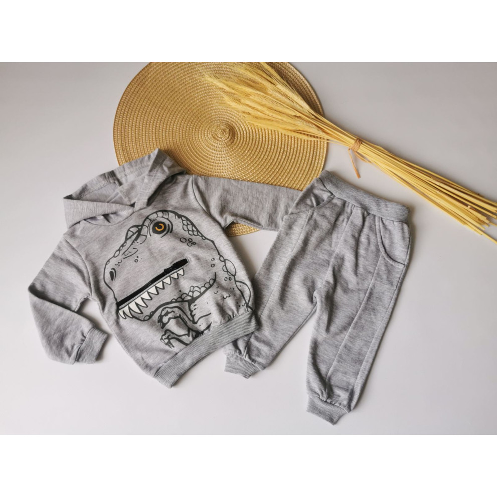 Костюм хлопчику Діно сірий 1763