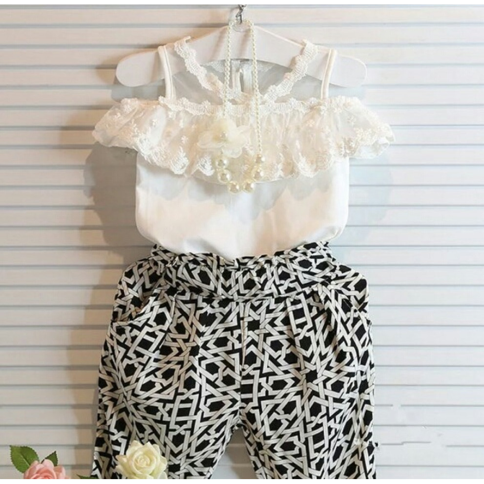 Костюм літній для дівчинки нарядий 3150