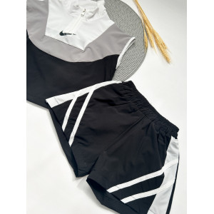 Костюм хлопчику на літо чорний 10506