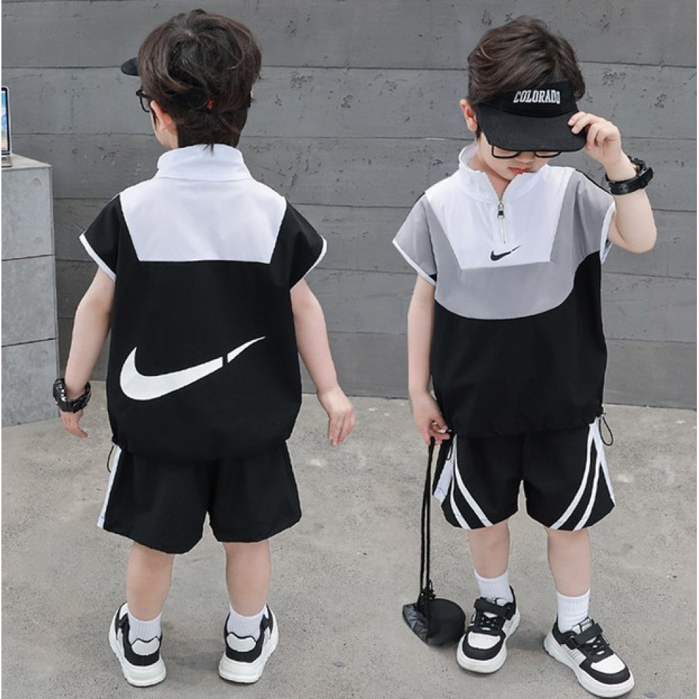 Костюм хлопчику на літо чорний 10506