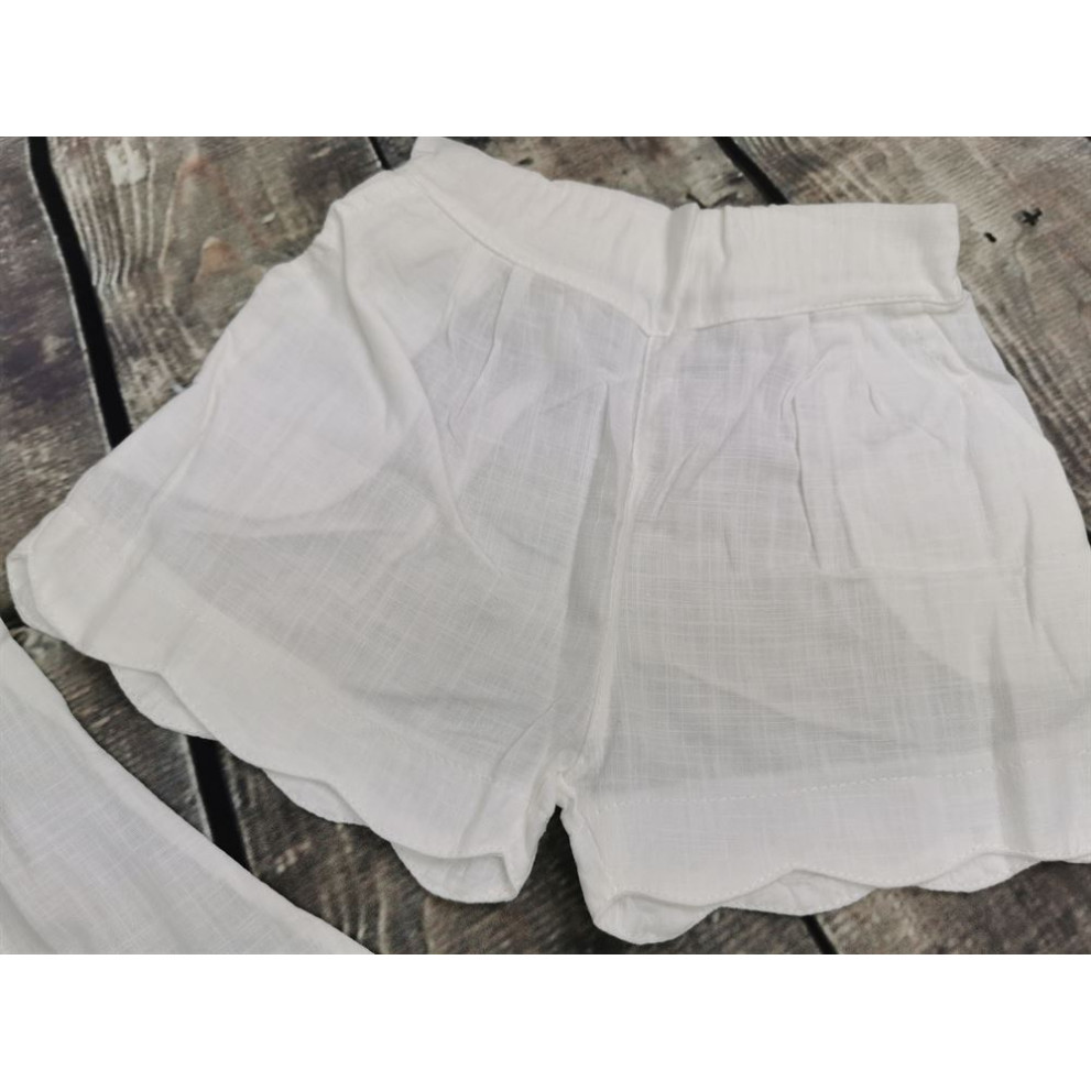 Костюм на літо для дівчинки білий 1314