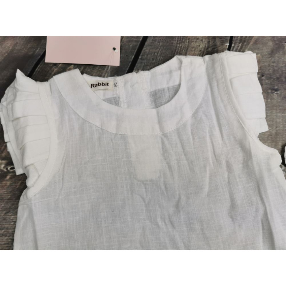 Костюм на літо для дівчинки білий 1314