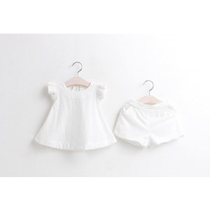 Костюм на літо для дівчинки білий 1314