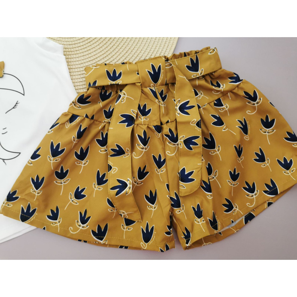 Костюм на літо для дівчинки жовтий Girl 10058