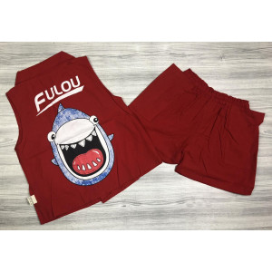 Костюм на літо Fulou червоний 4041