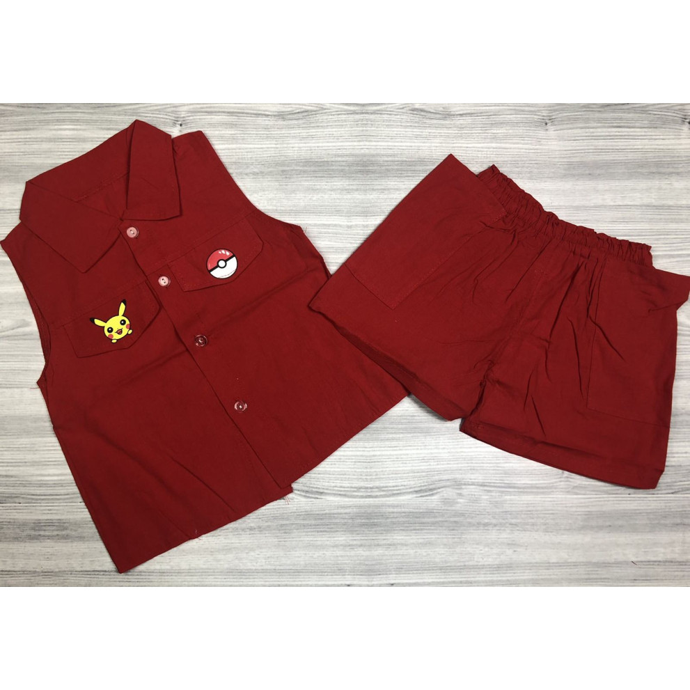 Костюм на літо Fulou червоний 4041