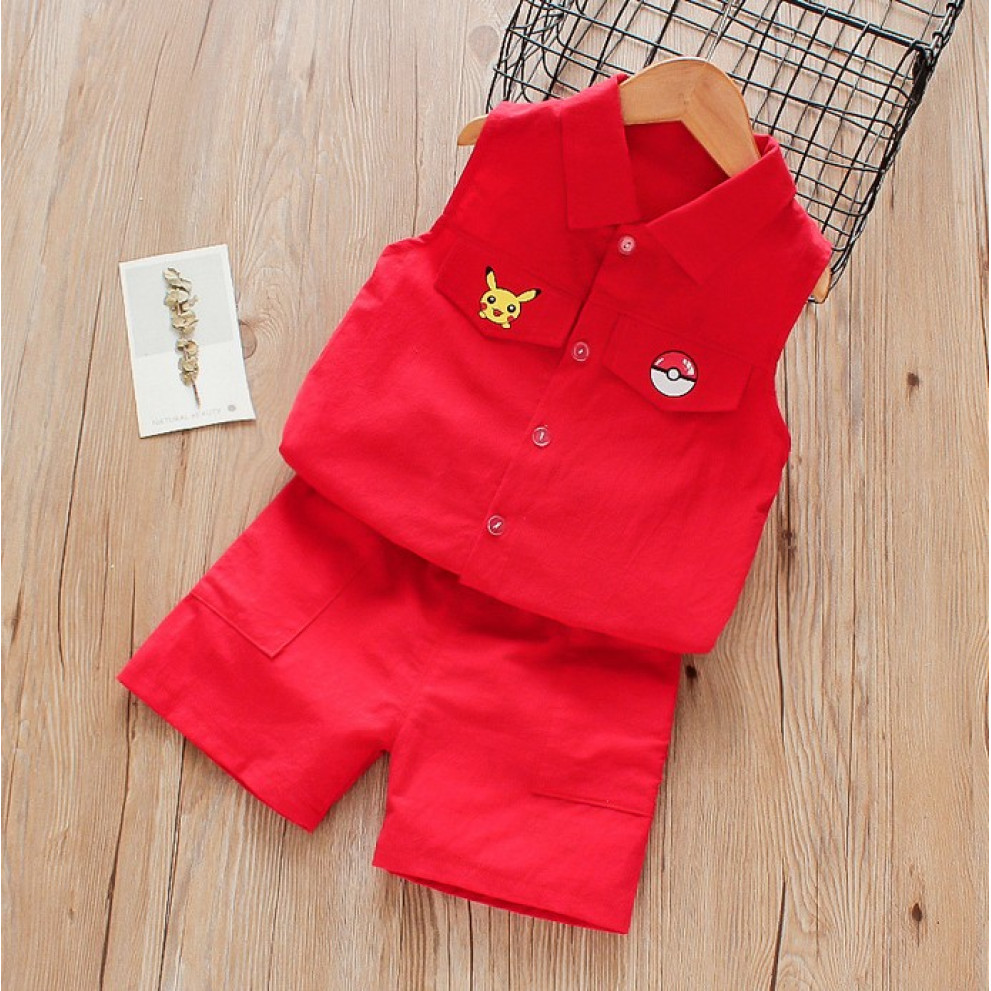 Костюм на літо Fulou червоний 4041