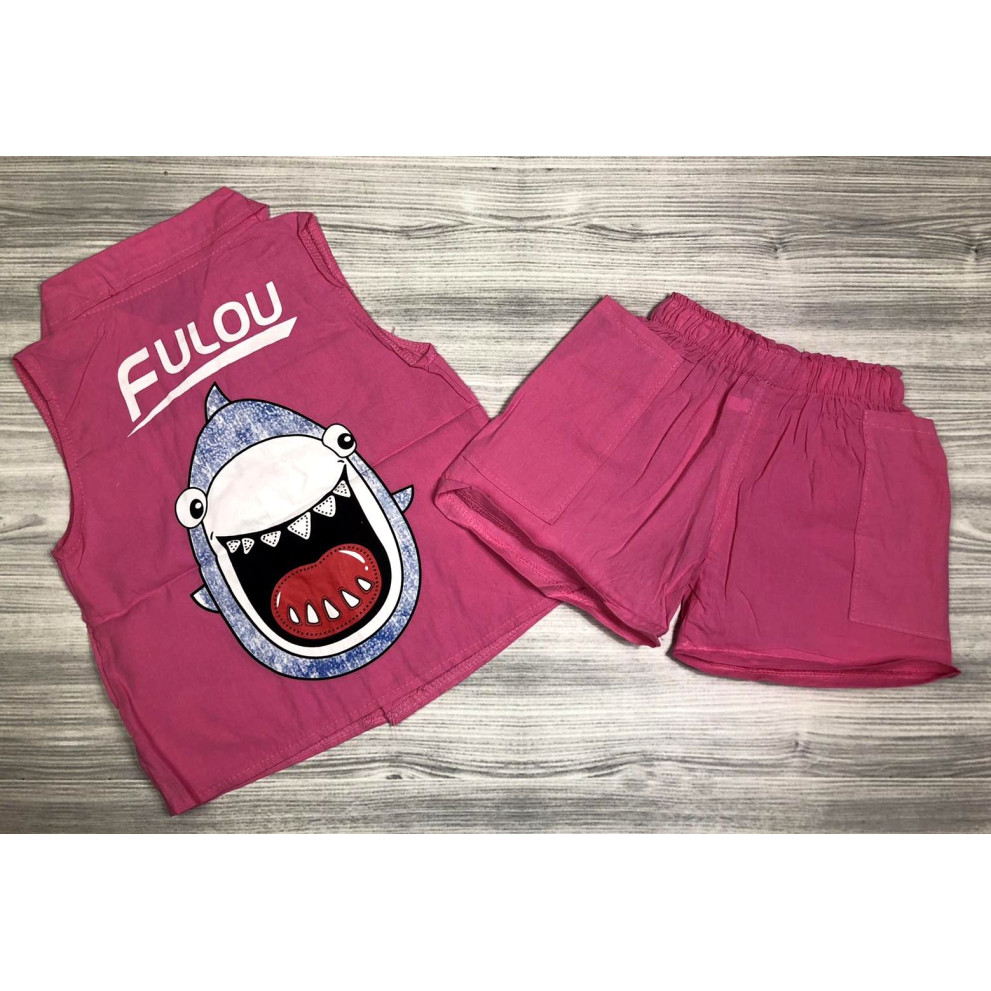 Костюм на літо Fulou рожевий 4039