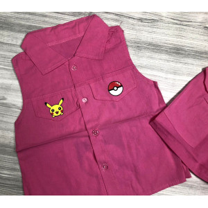 Костюм на літо Fulou рожевий 4039