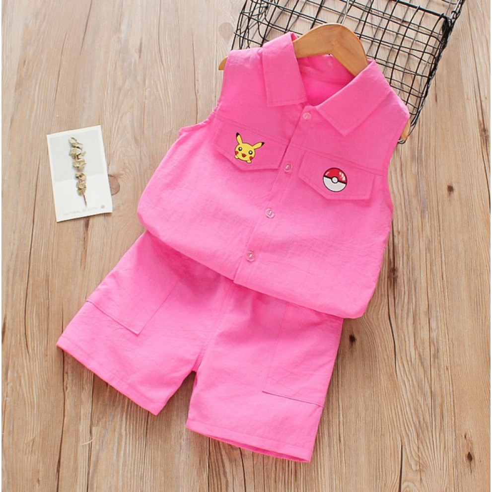 Костюм на літо Fulou рожевий 4039