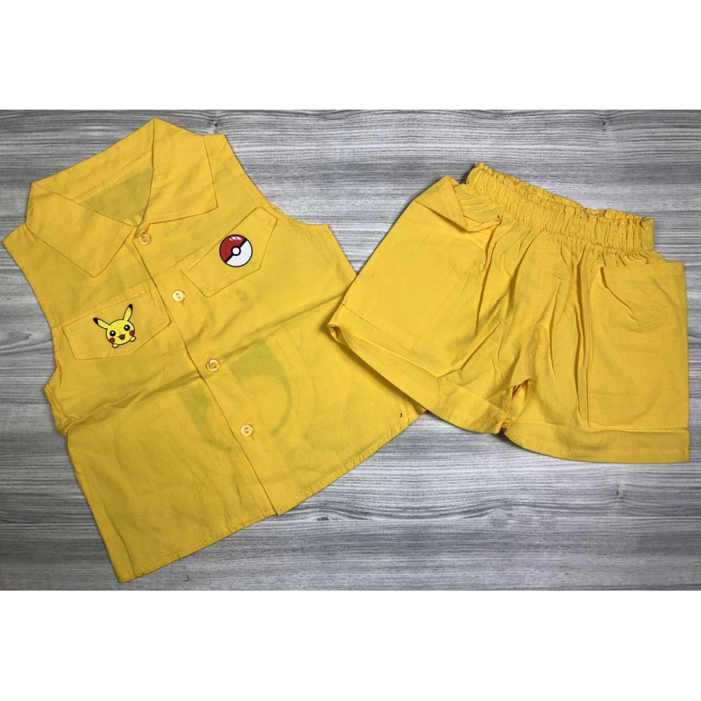 Костюм на літо Fulou жовтий 4040