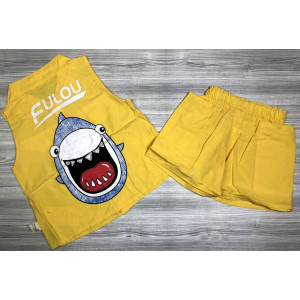 Костюм на літо Fulou жовтий 4040