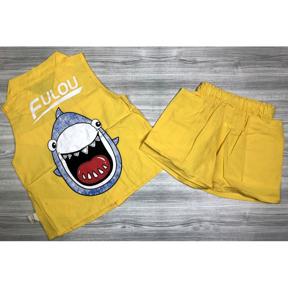 Костюм на літо Fulou жовтий 4040