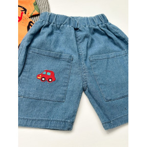 Костюм на літо хлопчику оранж футболка і шорти Cars 10530