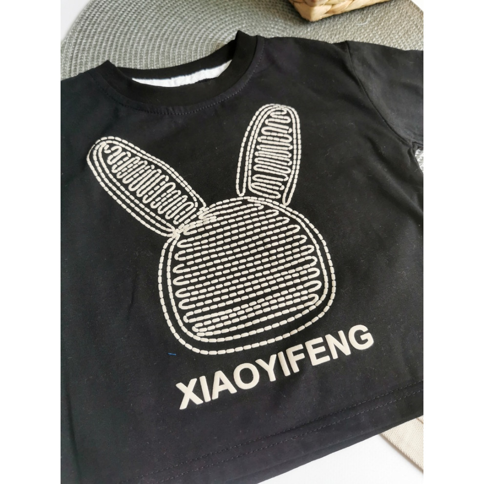 Костюм на літо хлопчику з зайчиком Xiaoyifeng 10494