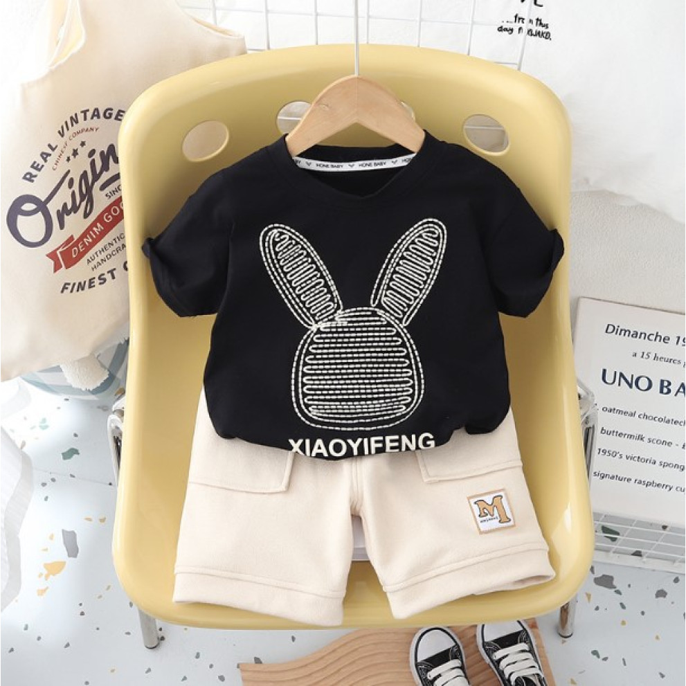 Костюм на літо хлопчику з зайчиком Xiaoyifeng 10494