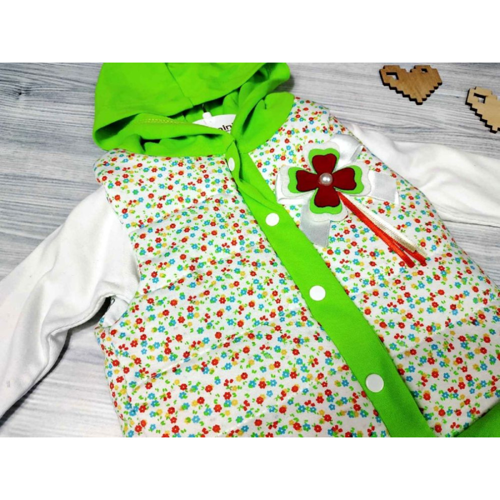 Костюм-трійка для дівчаток Ladybird зелений 4408