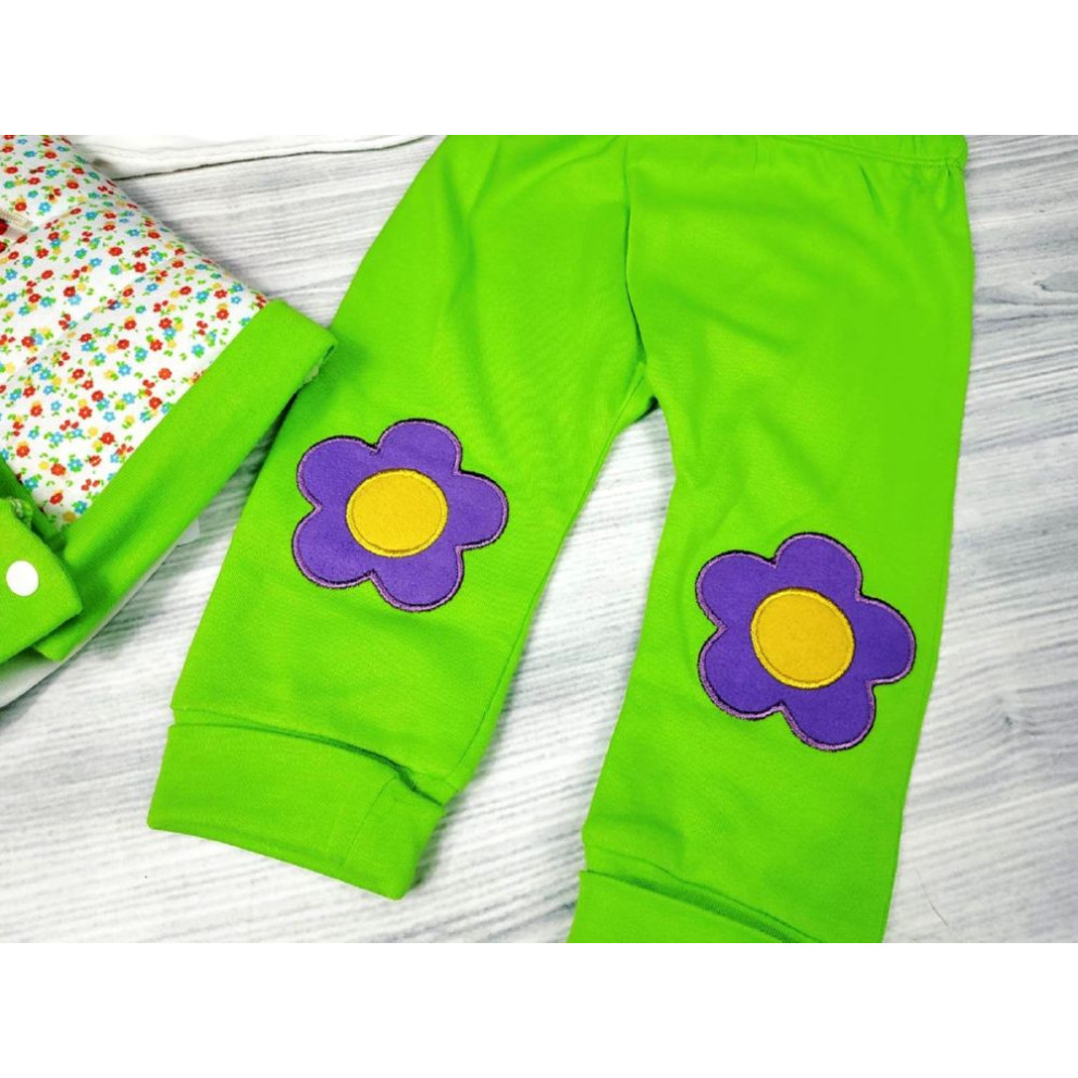 Костюм-трійка для дівчаток Ladybird зелений 4408