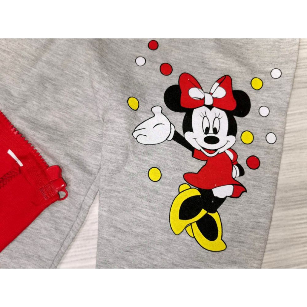 Костюм-трійка для дівчинки червоний 1010