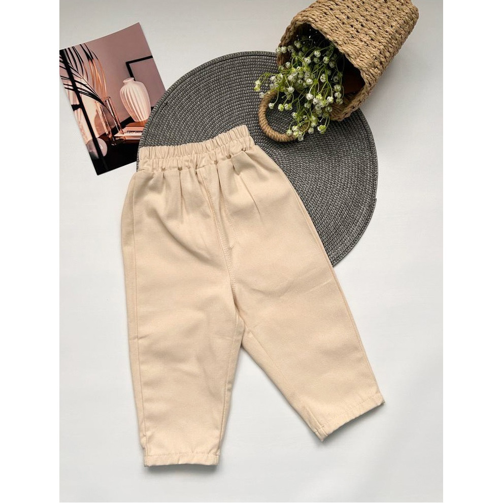 Котонові штанці хлопчику світлі 10396