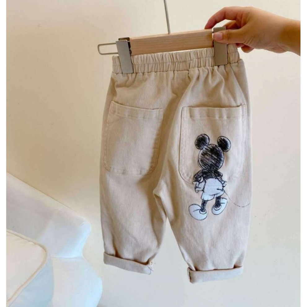 Котонові штанці хлопчику світлі 10396