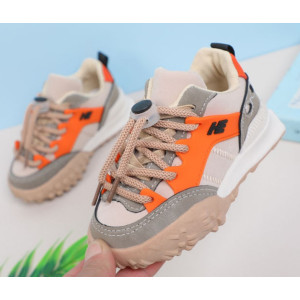 Кросівки дитячі hE сіро-оранжеві