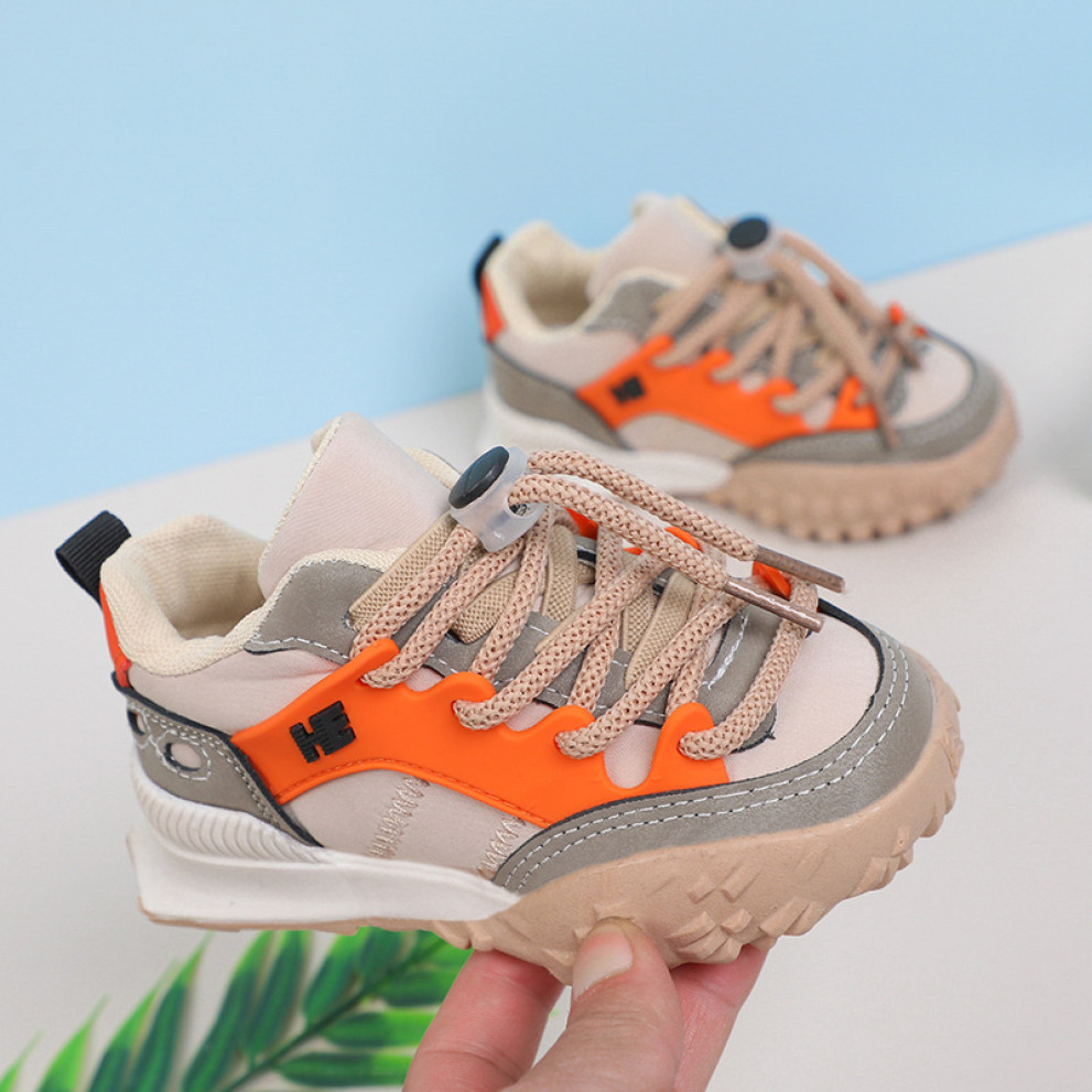 Кросівки дитячі hE сіро-оранжеві
