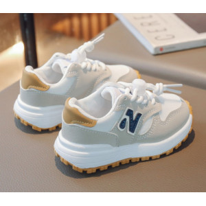 Кросівки дитячі NewB бежеві з білим