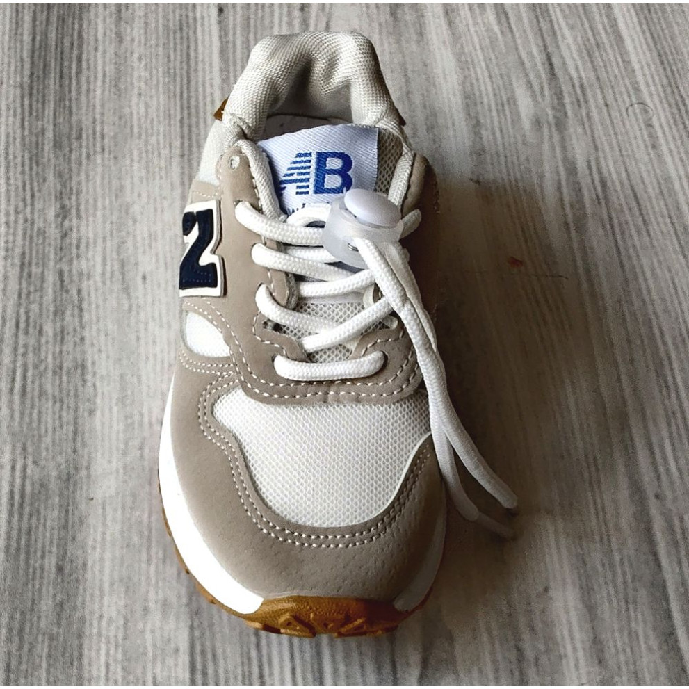 Кросівки дитячі NewB бежеві з білим