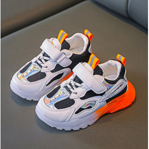 Кросівки дитячі NingQiup оранжевою підошвою