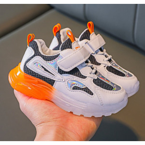 Кросівки дитячі NingQiup оранжевою підошвою